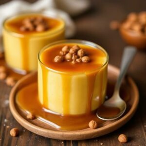 Watalappan, Biscuit Pudding, Caramel Pudding and Jelly Pudding