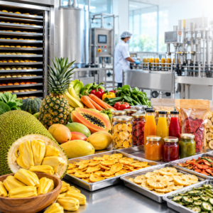 Dehydration and Bottling of Jackfruit, Fruits and Vegetables