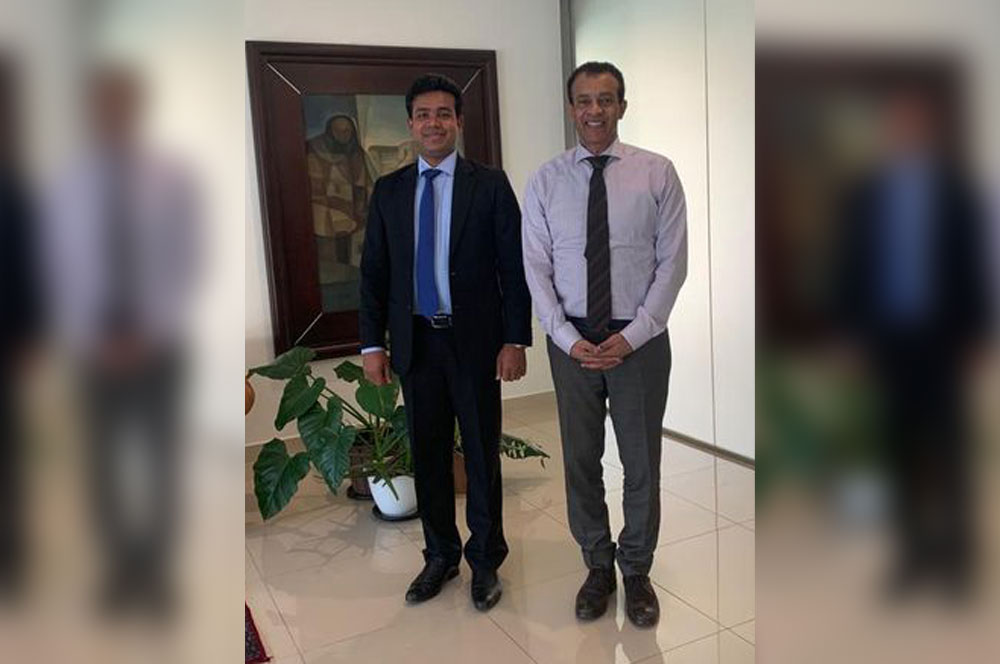 Meeting with the Ambassador of Egypt and the IDB Chairman
