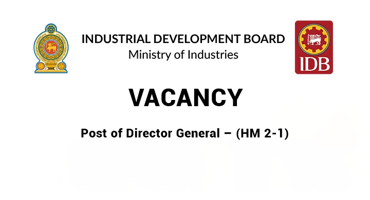 Post of Director General – (HM 2-1)