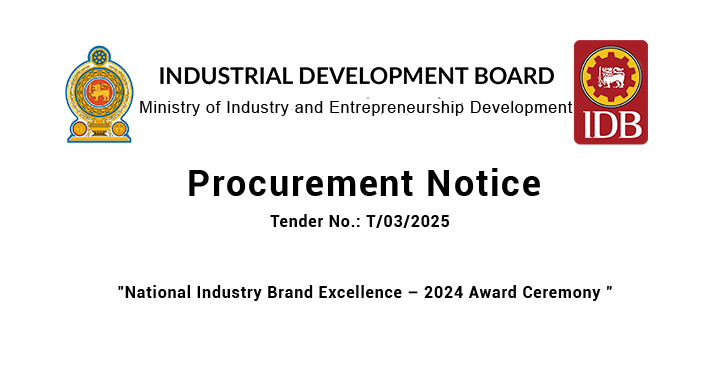 Procurement Notice – Tender No.: T/03/2025