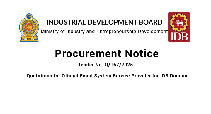 Quotations for Official Email System Service Provider for IDB Domain