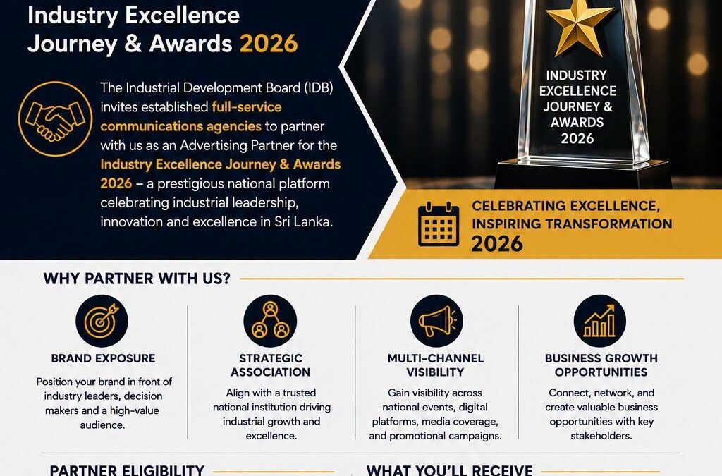 Call for Strategic Advertising Partner Industry Excellence Journey and Awards 2026